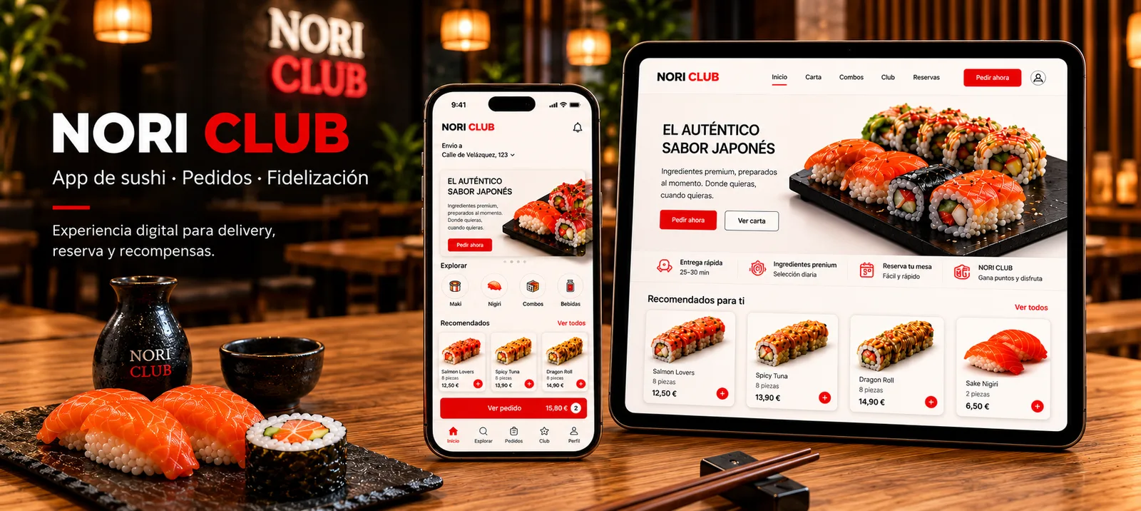 Nori Club — proyecto de Enric Tapias